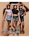 Ninth Hall Shawnie Cross Cutout Black Fitted Crop T-Shirt - Thumbnail image 5 of 8