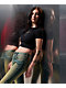 Ninth Hall Shawnie Cross Cutout Black Fitted Crop T-Shirt - Thumbnail image 8 of 8