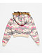 Ninth Hall Shayla Pink Camo Crop Zip Jacket - Thumbnail image 5 of 9