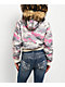 Ninth Hall Shayla Pink Camo Crop Zip Jacket - Thumbnail image 2 of 9