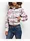 Ninth Hall Shayla Pink Camo Crop Zip Jacket - Thumbnail image 1 of 9