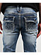 Ninth Hall Signal Crosses Light Blue Flared Jeans - Thumbnail image 8 of 12