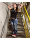 Ninth Hall Signal Crosses Light Blue Flared Jeans - Thumbnail image 10 of 12