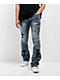 Ninth Hall Signal Crosses Light Blue Flared Jeans - Thumbnail image 1 of 12