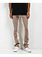 Ninth Hall Signal Stacked Painter Flare Taupe Grey Pants - Thumbnail image 1 of 7