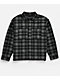 Ninth Hall Solitaire Rhinestone Black & Grey Flannel Shirt - Thumbnail image 6 of 6
