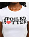 Ninth Hall Spoiled Rotten White T-Shirt - Thumbnail image 3 of 4