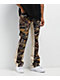 Ninth Hall Stacked Flare Beige Camo Cargo Pants - Thumbnail image 1 of 7