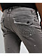 Ninth Hall Stacked Flare Grey Denim Jeans - Thumbnail image 4 of 5