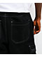 Ninth Hall Stash Black Baggy Cargo Sweatpants - Thumbnail image 4 of 7