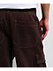 Ninth Hall Stash Brown Baggy Cargo Sweatpants - Thumbnail image 7 of 8