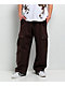 Ninth Hall Stash Brown Baggy Cargo Sweatpants - Thumbnail image 1 of 8