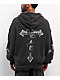 Ninth Hall Stone Black Thermal Zip Hoodie - Thumbnail image 2 of 6
