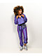 Ninth Hall Tay Iridescent Purple Half Zip Windbreaker Jacket