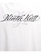 Ninth Hall Tonal Script White T-Shirt - Thumbnail image 2 of 2
