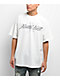 Ninth Hall Tonal Script White T-Shirt - Thumbnail image 1 of 2