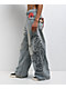 Ninth Hall Trina Growl Wide Leg Blue Wash Jeans - Thumbnail image 5 of 7