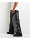 Ninth Hall Tucked Double Knee Grey Wash Baggy Sweatpants - Thumbnail image 5 of 7