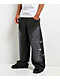 Ninth Hall Tucked Double Knee Grey Wash Baggy Sweatpants - Thumbnail image 1 of 7