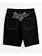 Ninth Hall Waylay Black Raw Denim Shorts - Thumbnail image 4 of 4