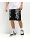 Ninth Hall Waylay Black Raw Denim Shorts - Thumbnail image 1 of 4