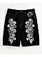 Ninth Hall Waylay Black Raw Denim Shorts - Thumbnail image 3 of 4