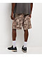 Ninth Hall Waylay Double Knee Camo Canvas Cargo Shorts - Thumbnail image 1 of 5