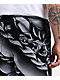Ninth Hall Waylay Dragon Black Raw Denim Shorts - Thumbnail image 4 of 6
