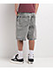 Ninth Hall Waylay Embroidered Grey Wash Denim Shorts - Thumbnail image 2 of 7