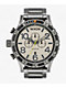 Nixon 51-30 Chrono Antique Silver & Pumice Analog Watch - Thumbnail image 1 of 5