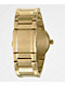 Nixon Cannon reloj analógico en color oro