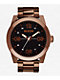 Nixon Corporal Chocolate & Dark Roast Analog Watch - Thumbnail image 1 of 3