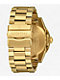 Nixon Corporal Stainless Steel Gold & Turquoise Analog Watch - Thumbnail image 2 of 4