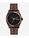 Nixon Medium Time Teller Chocolate & Black Coffee Analog Watch - Thumbnail image 1 of 3