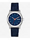 Nixon Medium Time Teller Silver, Indigo & Denim Analog Watch - Thumbnail image 1 of 3
