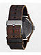 Nixon Sentry 42 Leather Bronze & Gunmetal Watch