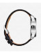 Nixon Sentry Leather Chrome, Silver Sunray, & Black Analog Watch - Thumbnail image 3 of 4