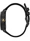 Nixon Sentry Leather Matte Black & Gold Watch