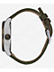 Nixon Sentry Nylon Silver, Light Brown & Forest Analog Watch - Thumbnail image 3 of 4