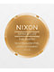 Nixon Sentry Reloj analógico de cuero dorado, índigo y marrón