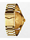 Nixon Sentry SS reloj analógico todo oro