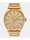 Nixon Sentry SS reloj analógico todo oro