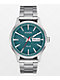 Nixon Sentry Solar Silver & Jasper Analog Watch - Thumbnail image 1 of 3