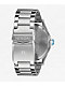 Nixon Sentry Stainless Steel Silver & Byron Blue Ombre Analog Watch - Thumbnail image 2 of 4