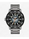 Nixon Smyth 44 Silver & Tunnel Black Ombre Analog Watch - Thumbnail image 3 of 4