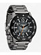 Nixon Smyth 44 Silver & Tunnel Black Ombre Analog Watch - Thumbnail image 1 of 4