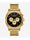 Nixon Time Teller Chrono Gold &amp; Black Analog Watch - Thumbnail image 1 of 3