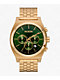 Nixon Time Teller Gold & Green Sunray Analog Watch - Thumbnail image 1 of 5