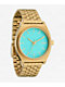 Nixon Time Teller Gold & Turquoise Analog Watch - Thumbnail image 1 of 3