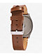 Nixon Time Teller Leather Light Gunmetal, Basalt & Sienna Analog Watch - Thumbnail image 2 of 3